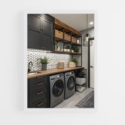 ap-laundry room-14 cadre Blanc
