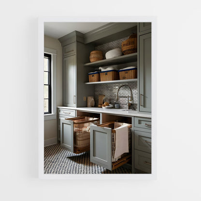 ap-laundry room-18 cadre Blanc