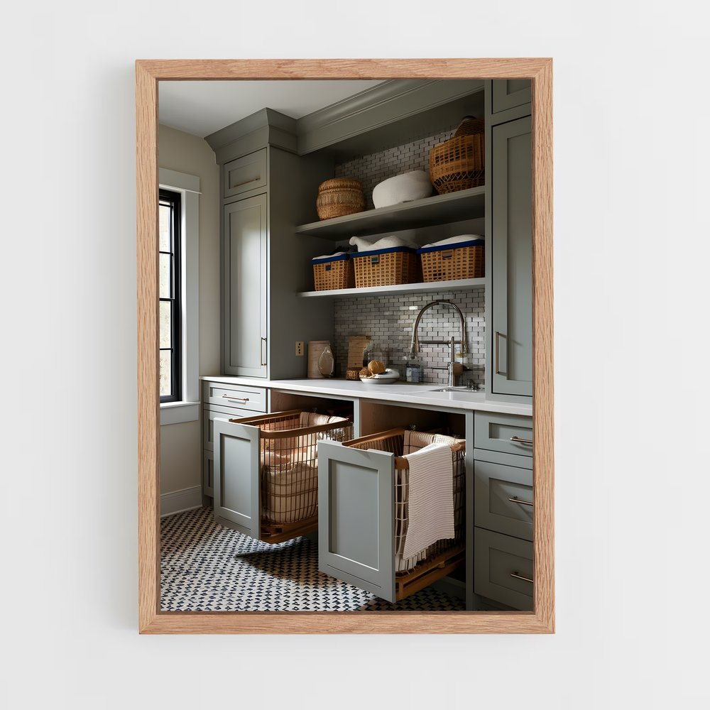 ap-laundry room-18 cadre Bois clair