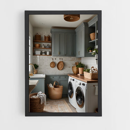 ap-laundry room-5 cadre Noir