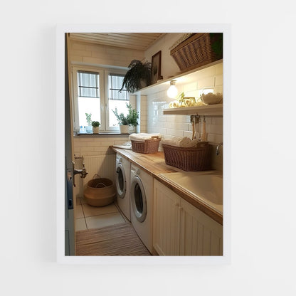 ap-laundry room-6 cadre Blanc