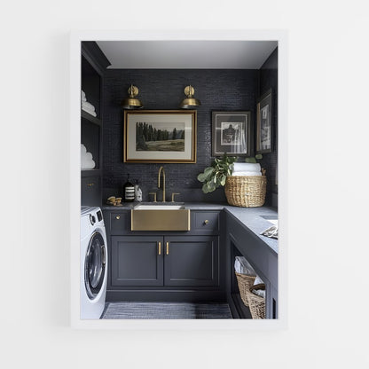 ap-laundry room-8 cadre Blanc