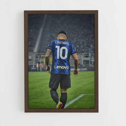 ap-lautaro martinez-3 cadre Bois foncé