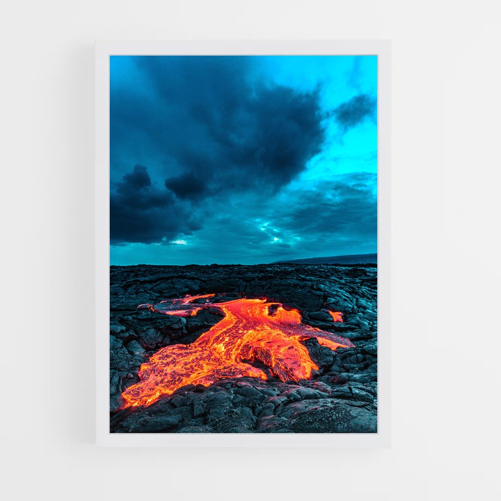 ap-lava flow-1 cadre Blanc