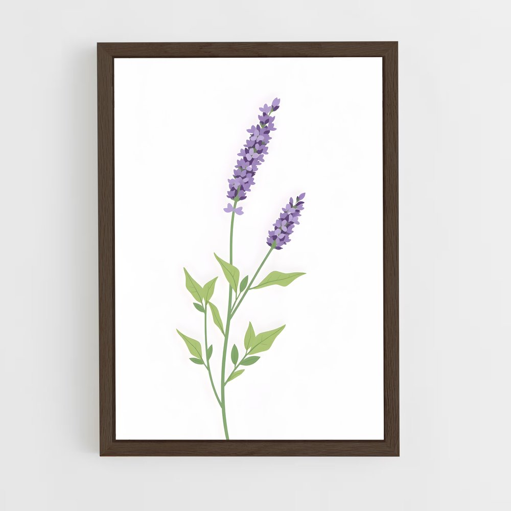 ap-lavender-14 cadre Bois foncé