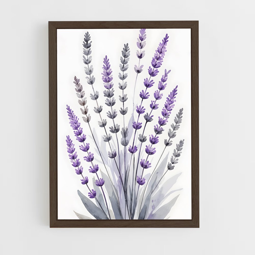 ap-lavender-8 cadre Bois foncé