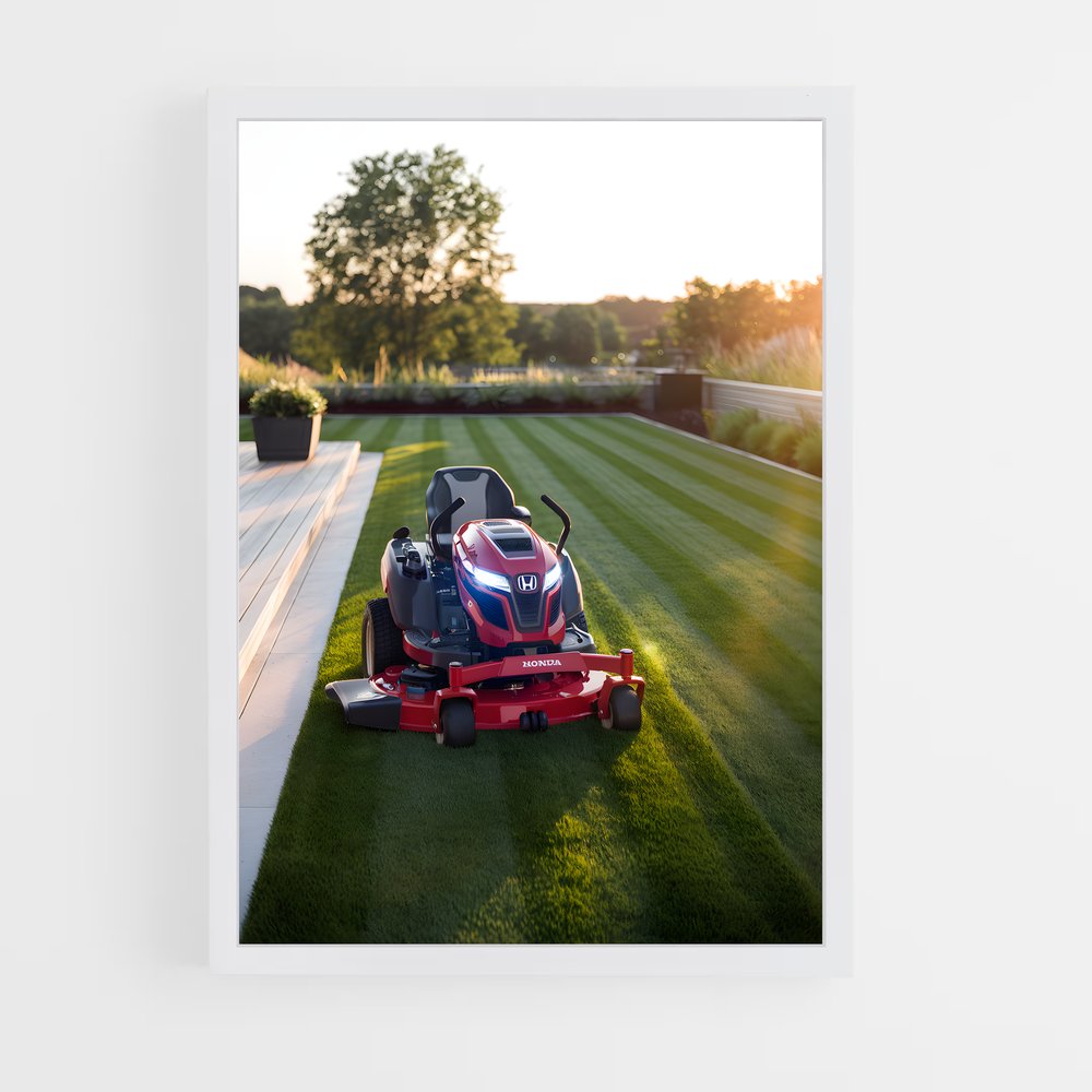 ap-lawnmower-1 cadre Blanc