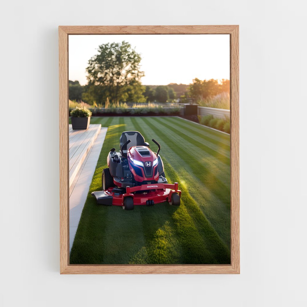 ap-lawnmower-1 cadre Bois clair