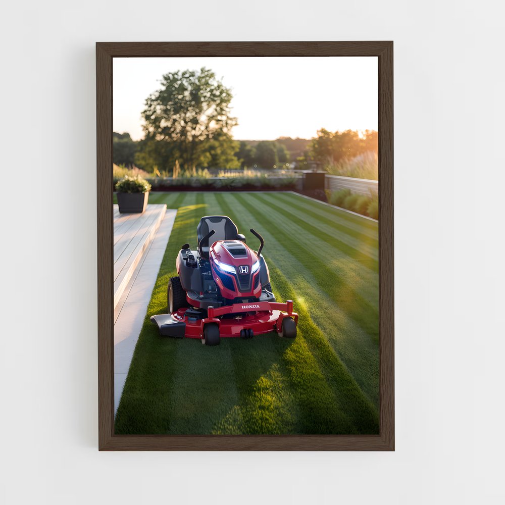 ap-lawnmower-1 cadre Bois foncé