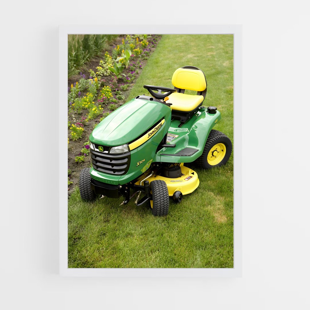 ap-lawnmower-4 cadre Blanc
