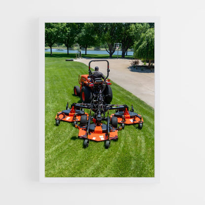 ap-lawnmower-5 cadre Blanc
