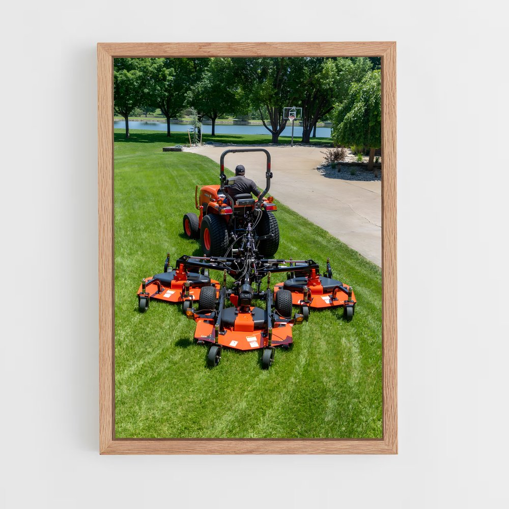 ap-lawnmower-5 cadre Bois clair
