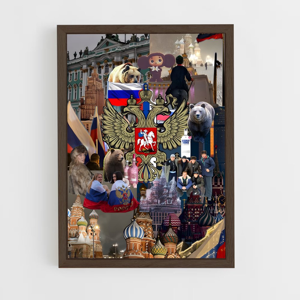 ap-ldpr russia-2 cadre Bois foncé