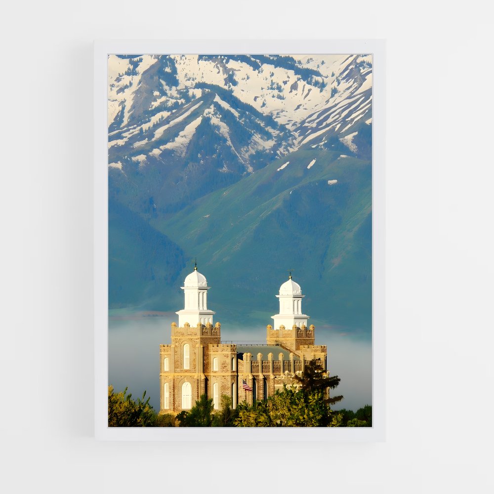ap-lds temple-10 cadre Blanc