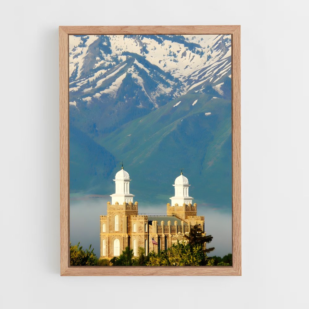ap-lds temple-10 cadre Bois clair