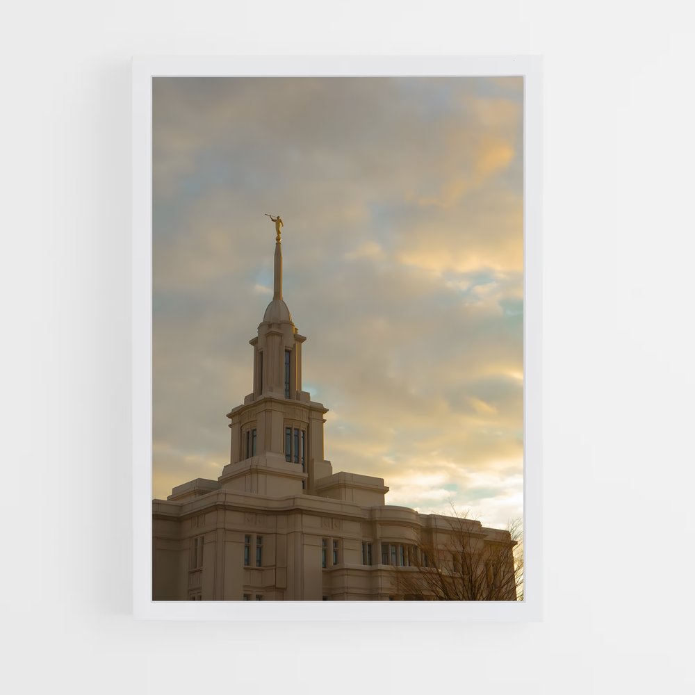 ap-lds temple-13 cadre Blanc