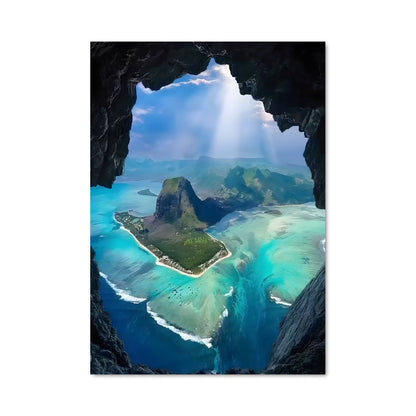 Poster Lumière de la Grotte