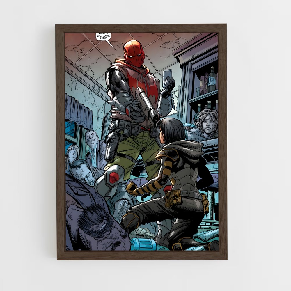 ap-league of assassins-3 cadre Bois foncé