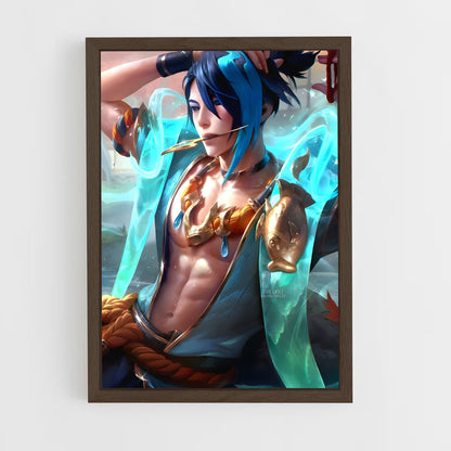ap-league of legends-1 cadre Bois foncé
