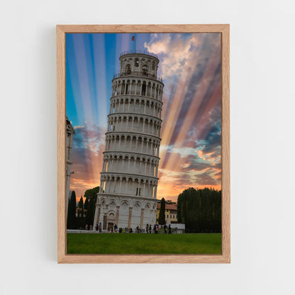 ap-leaning tower pisa-1 cadre Bois clair