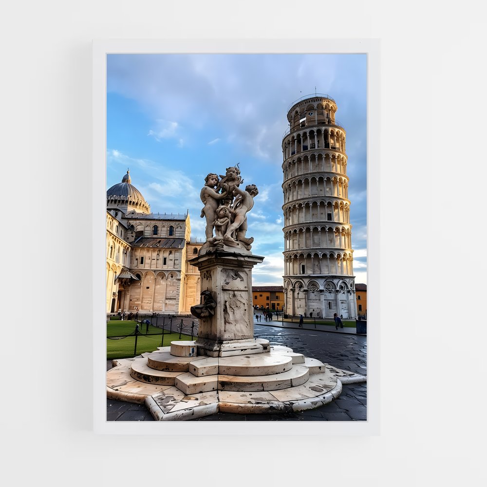 ap-leaning tower pisa-11 cadre Blanc
