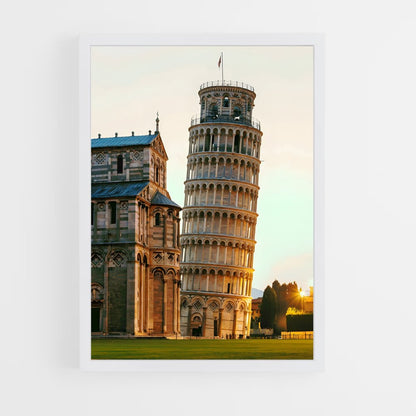 ap-leaning tower pisa-13 cadre Blanc