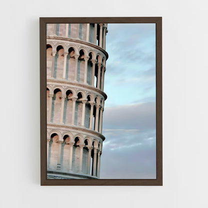 ap-leaning tower pisa-14 cadre Bois foncé