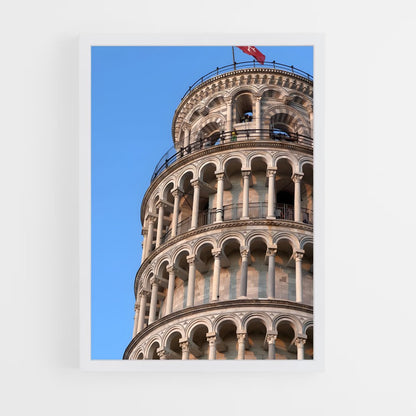 ap-leaning tower pisa-4 cadre Blanc