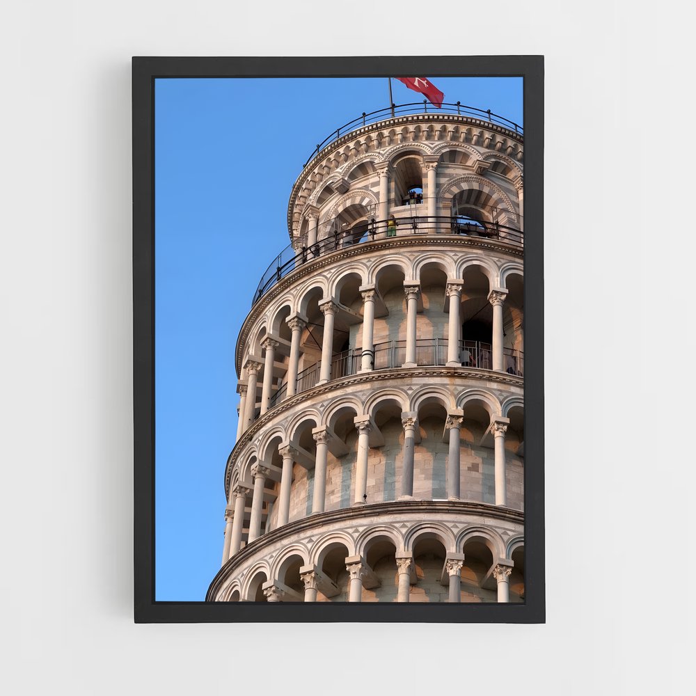 ap-leaning tower pisa-4 cadre Noir