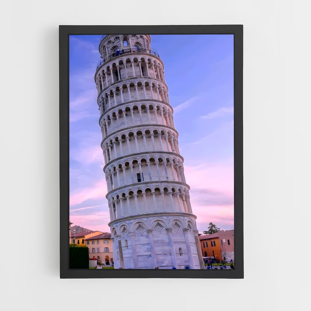 ap-leaning tower pisa-6 cadre Noir