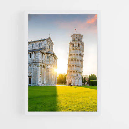 ap-leaning tower pisa-9 cadre Blanc