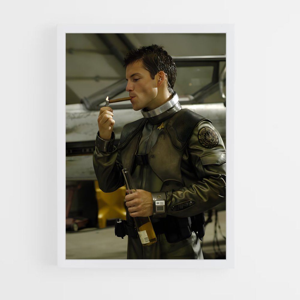 ap-lee adama apollo-2 cadre Blanc