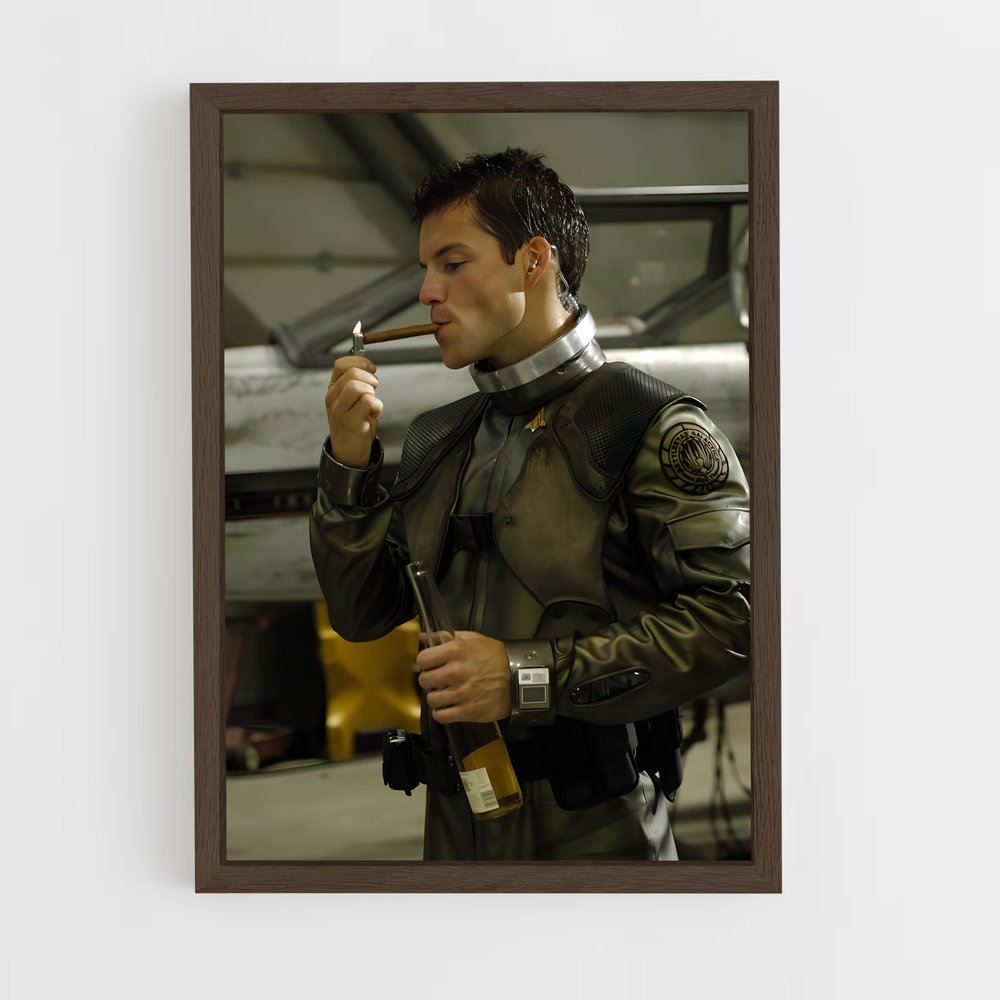 ap-lee adama apollo-2 cadre Bois foncé
