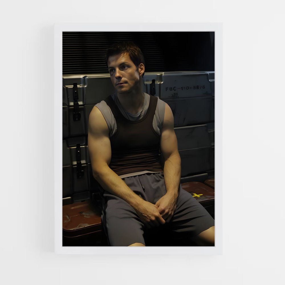 ap-lee adama apollo-3 cadre Blanc