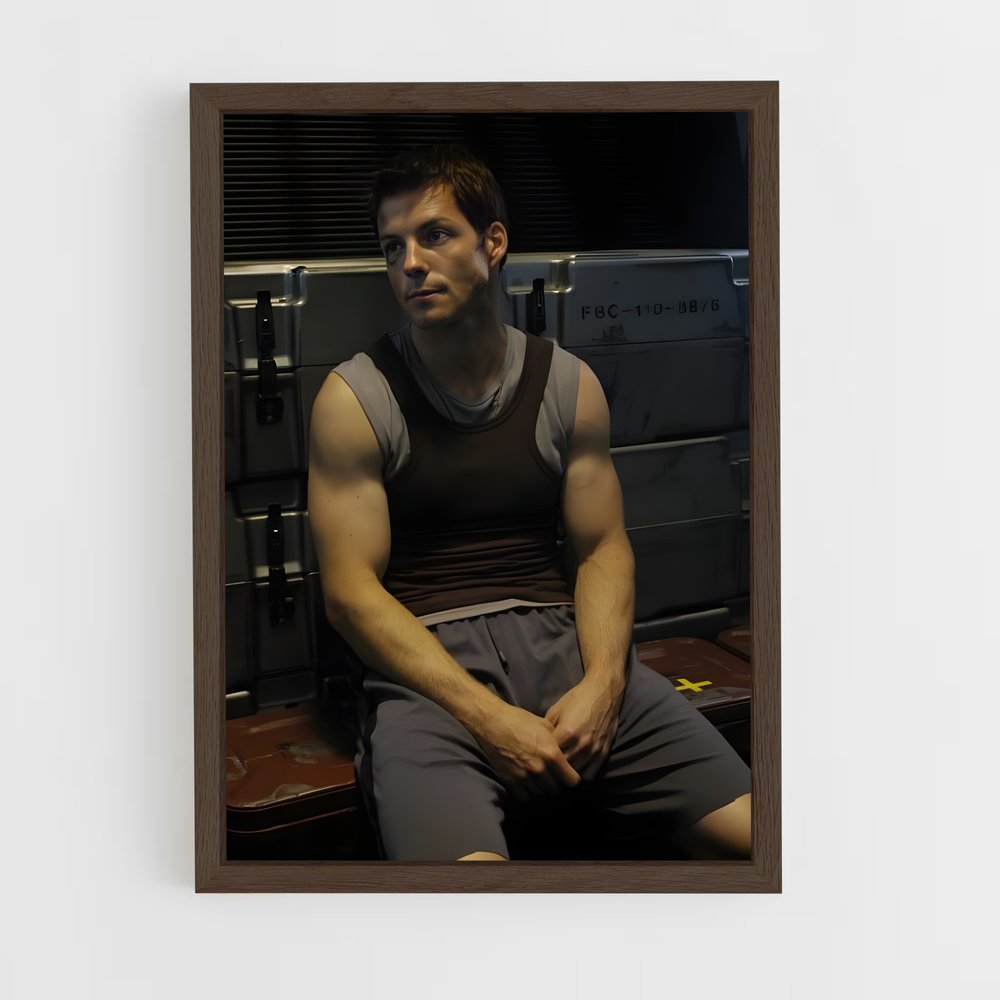 ap-lee adama apollo-3 cadre Bois foncé