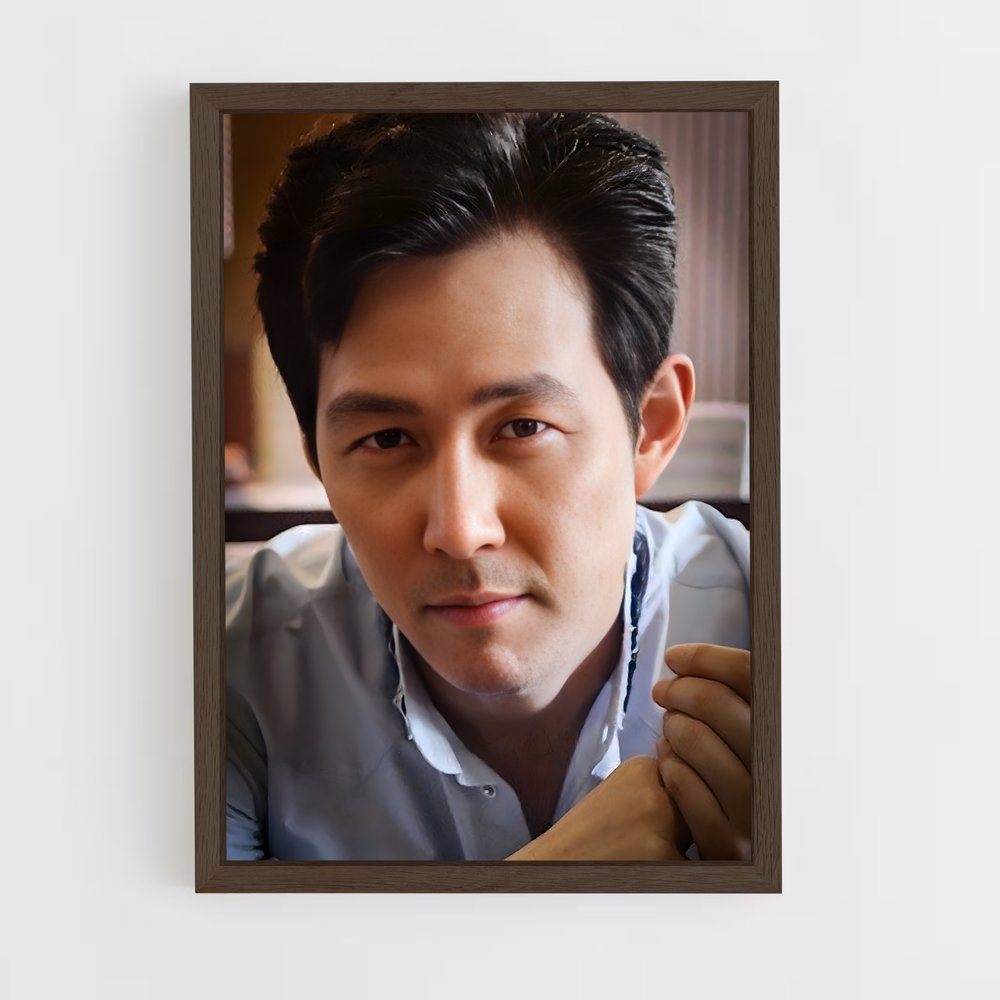 ap-lee jung-jae-3 cadre Bois foncé