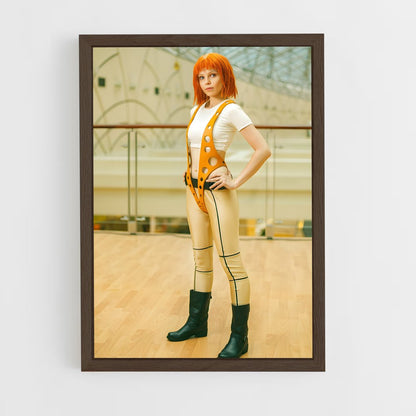 ap-leeloo fifth element-1 cadre Bois foncé