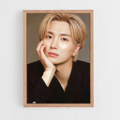 ap-leeteuk-5 cadre Bois clair