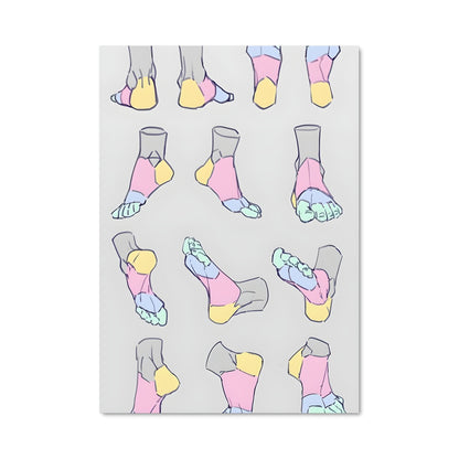 Poster Pieds en Équilibre