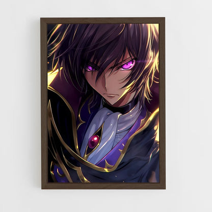 ap-lelouch lamperouge-1 cadre Bois foncé