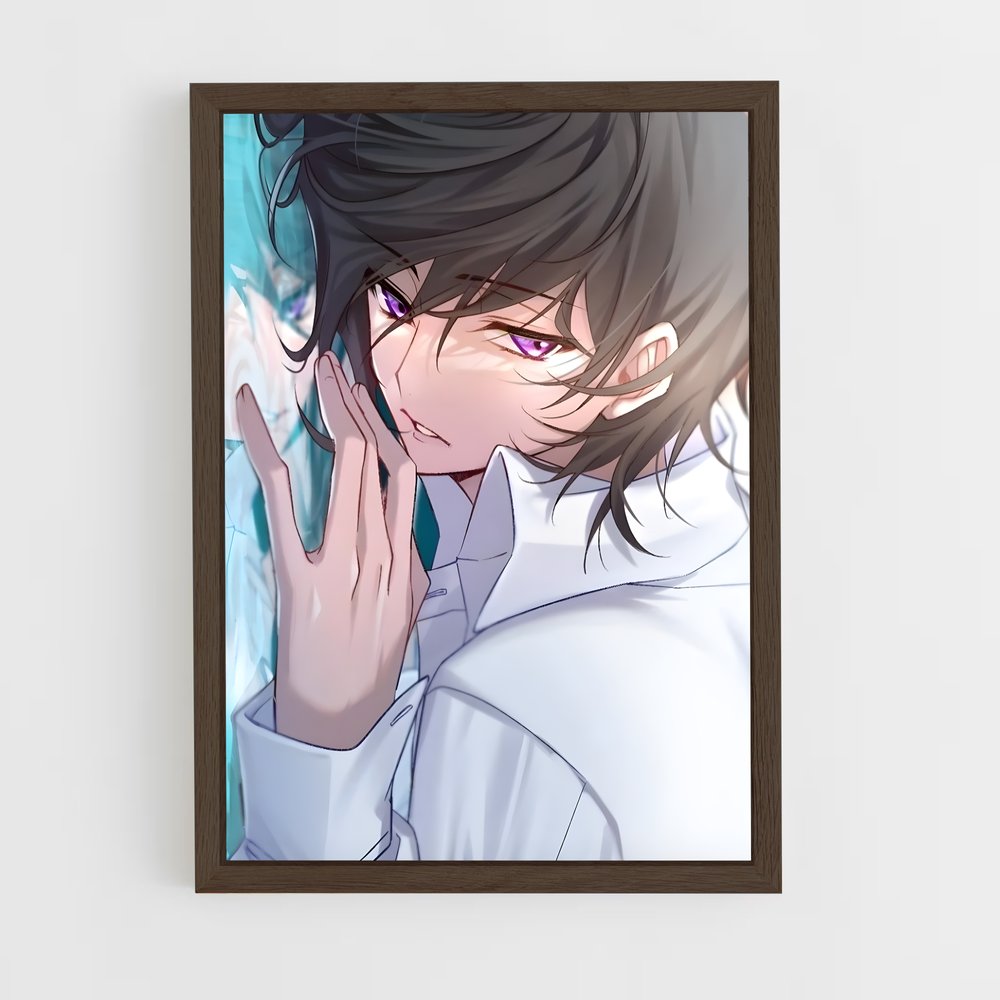 ap-lelouch lamperouge-4 cadre Bois foncé