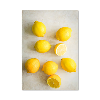 Poster Fraîcheur Citronnée