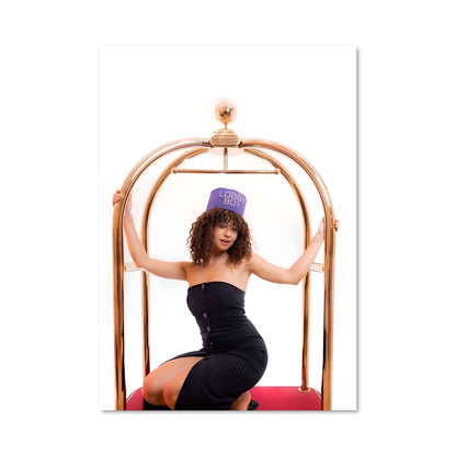 Poster Glamour Sur Tapis Rouge