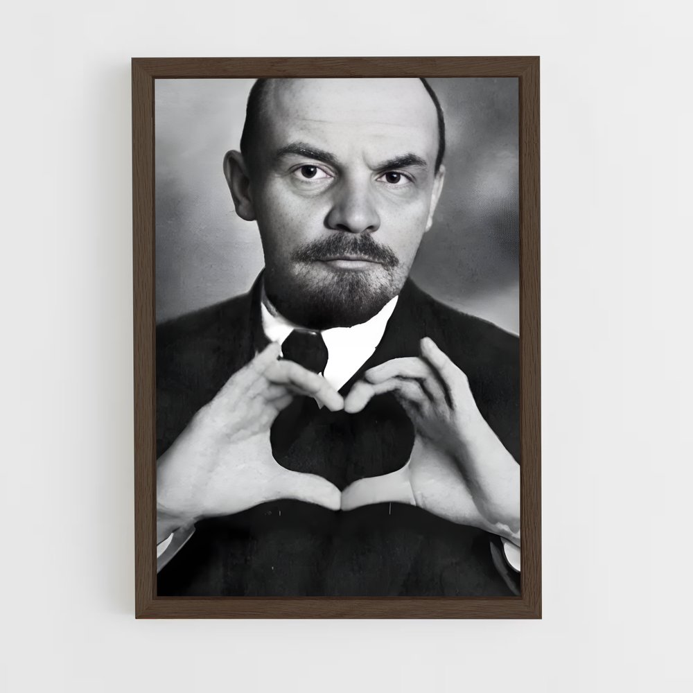 ap-lenin-1 cadre Bois foncé