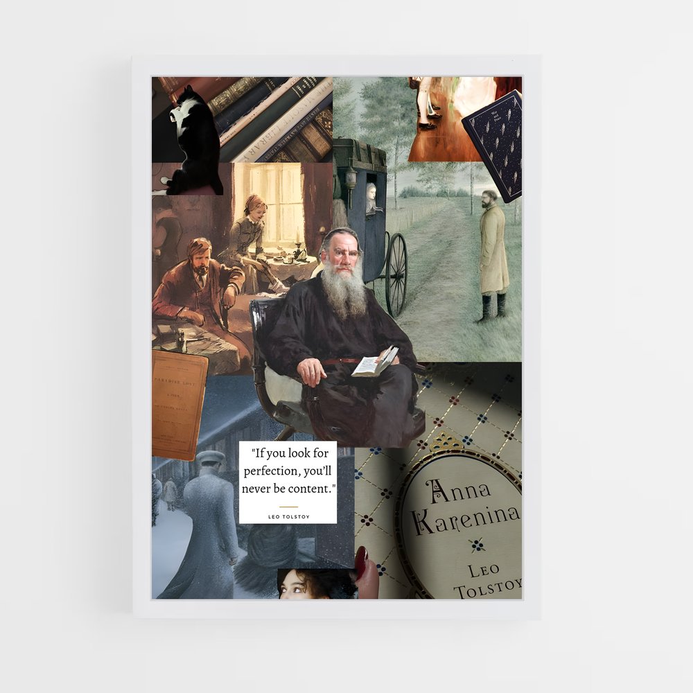 ap-leo tolstoy-5 cadre Blanc
