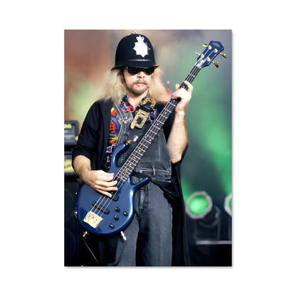 Poster Bassiste en Festival