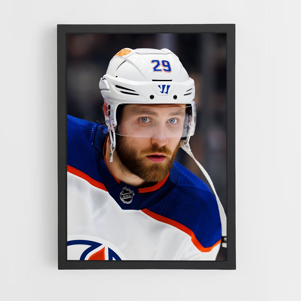 ap-leon draisaitl-1 cadre Noir