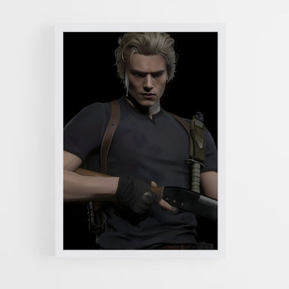 ap-leon kennedy-4 cadre Blanc