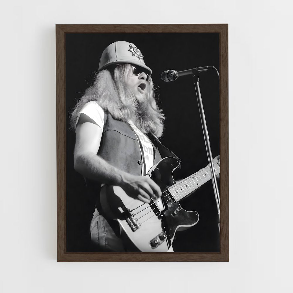 ap-leon wilkeson-1 cadre Bois foncé