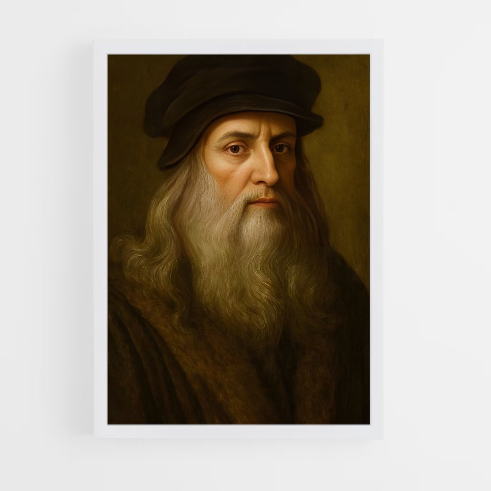 ap-leonardo da vinci-1 cadre Blanc